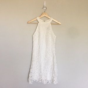 Lulu’s White Lace Cocktail Dress